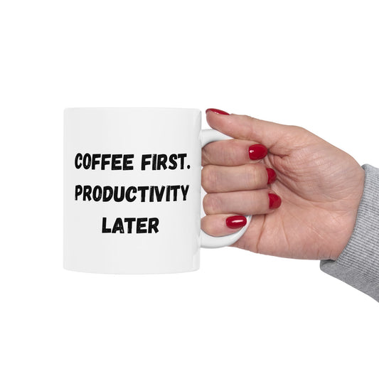 Inspiring Ceramic Coffee Mug - 11oz & 15oz - Perfect for Creativity & Motivation Lovers - product image