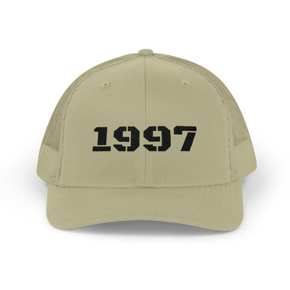1997 Snapback Trucker Cap, Vintage Style Hat, Year Birth Cap, Trendy Dad Hat, Cool Casual Cap, Gift for 90s Kids