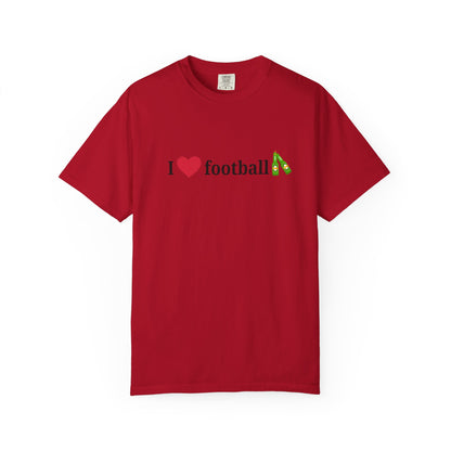 Unisex Football Love Tee - Casual Cotton T-Shirt, Gift for Sports Fans, Comfortable Daily Wear, Perfect for Game Days, Fun Summer Outfits