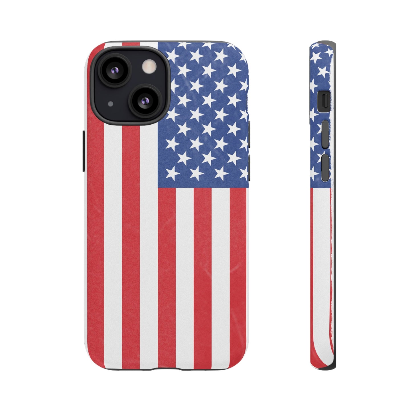 Patriotic Phone Case - Tough Cases for Veterans, USA Lovers, Independence Day, Memorial Day, Flag Design