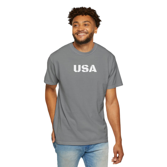 USA Vintage Unisex T-Shirt, Soft Cotton Tee, Casual Wear, Gifts for Her & Him, Summer Essentials, Independence Day Apparel - product image