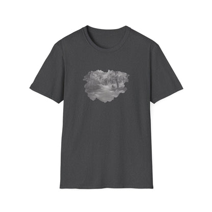 Serene Nature Landscape T-Shirt - Comfortable Unisex Tee, Outdoor Adventures, Nature Lover Gift, Casual Wear, Stylish Spring Top