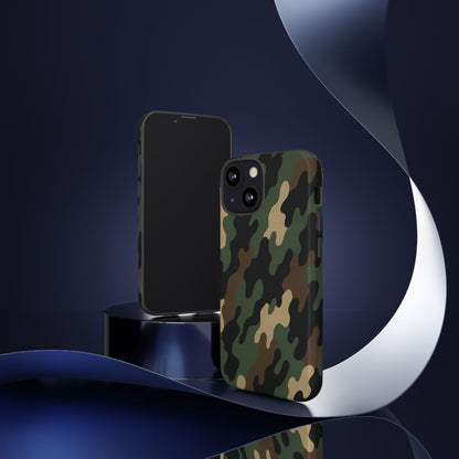 Camouflage Phone Case, Tough Cases, Military Style, Unique Phone Accessories, Gift for Him, Durable Phone Cover
