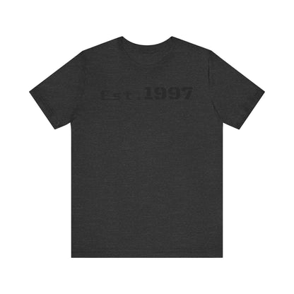 Vintage Est. 1997 Unisex Tee, Gift for Birthdays, Celebrations, Casual Wear, Retro Fashion, Cool Graphic T-Shirt