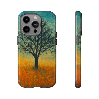 Artistic Phone Case with Tree Design, Nature Lover Gift, Unique Phone Cover, Holiday Present, Eco-friendly Tech Accessories