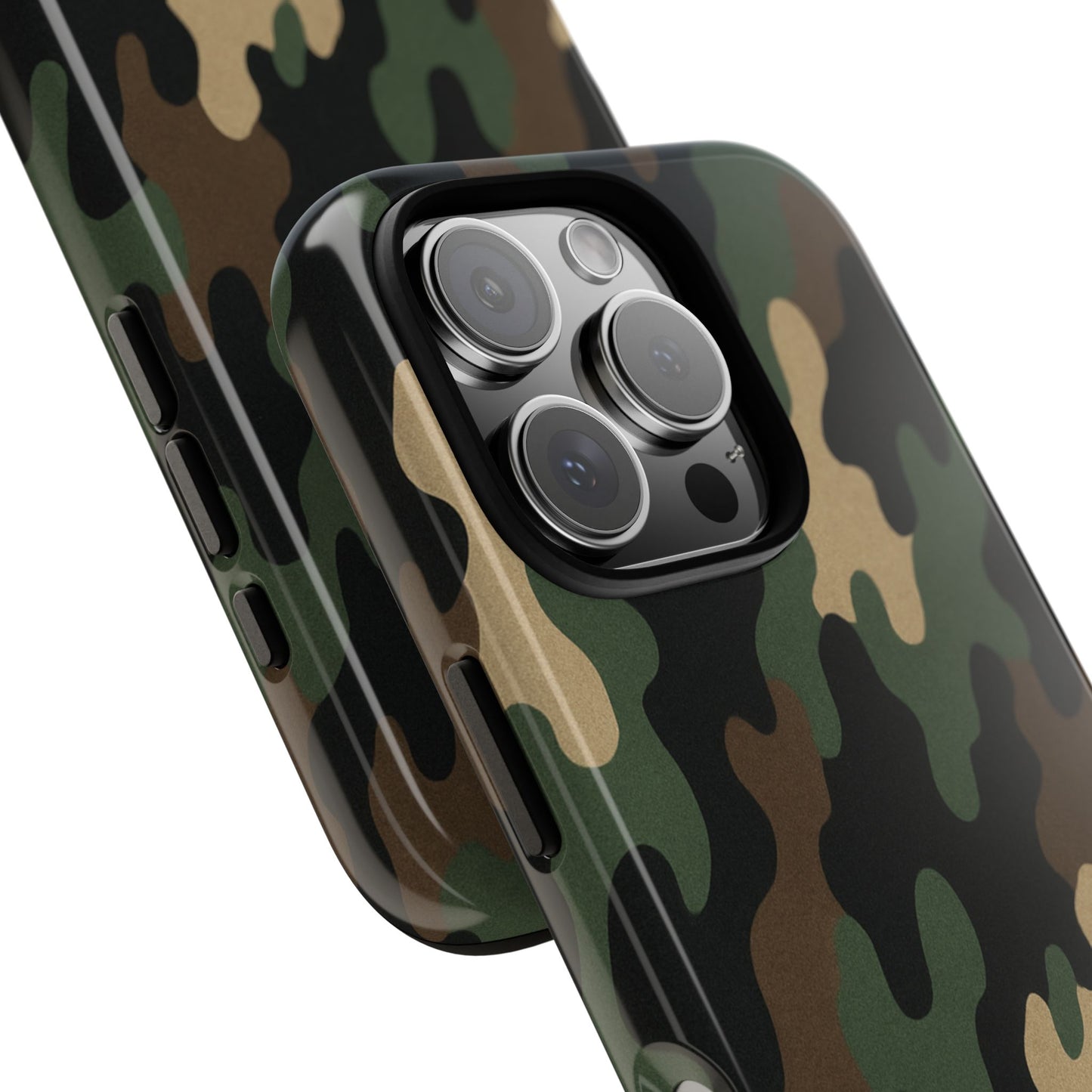 Camouflage Phone Case, Tough Cases, Military Style, Unique Phone Accessories, Gift for Him, Durable Phone Cover