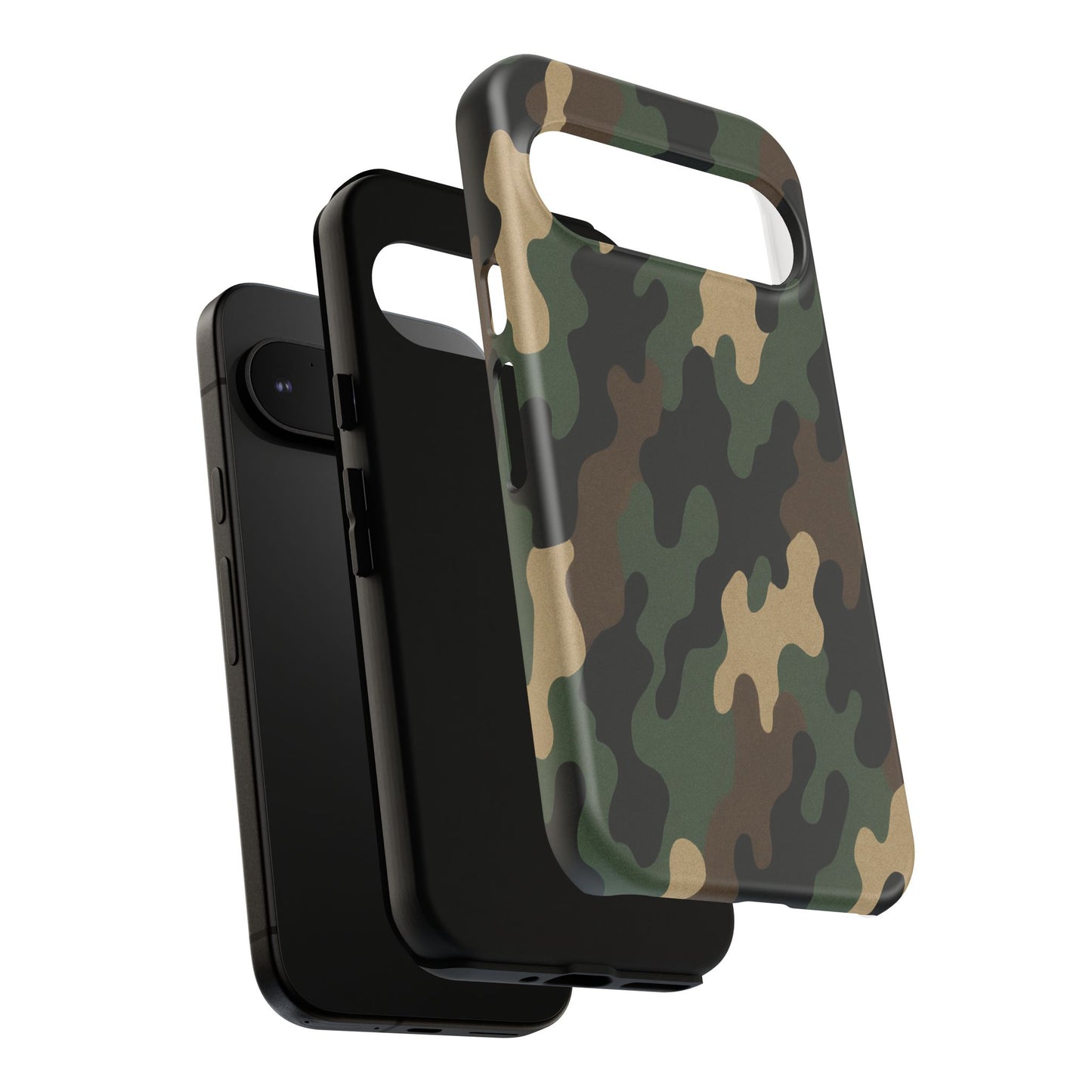 Camouflage Phone Case, Tough Cases, Military Style, Unique Phone Accessories, Gift for Him, Durable Phone Cover