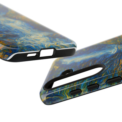 Artistic Phone Case - Waterfall Design, Unique Gift, Phone Accessory, Nature Lover, Original Artwork