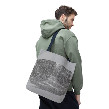 Scenic Path Tote Bag, Reversible Tote, Eco-Friendly Shopper, Outdoor Adventure Bag, Gift for Nature Lovers, Stylish Carryall