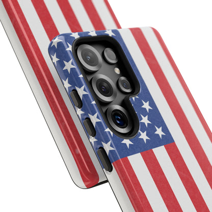 American Flag Phone Case - Patriotic Cell Cover, Tough Cases, USA Pride, Independence Day Gift, Veteran's Day, Phone Protection