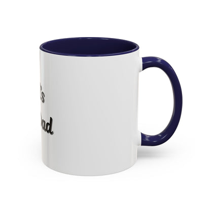 World's Best Dad Accent Coffee Mug - Perfect Gift for Father's Day