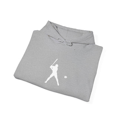 Sporty Unisex Baseball Hooded Sweatshirt, Casual Hoodie for Athletes, Perfect for Gifts, Comfy Streetwear, Ideal for Sports Events, Personal Use