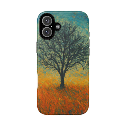 Artistic Phone Case with Tree Design, Nature Lover Gift, Unique Phone Cover, Holiday Present, Eco-friendly Tech Accessories