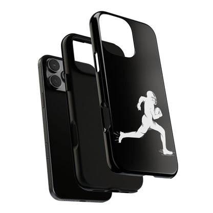 Football Player Phone Case, Tough Cases, Sports Phone Cover, Gift for Athletes, iPhone & Samsung Accessories, Running Player Design