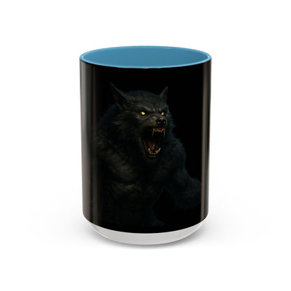Howling Werewolf Coffee Mug - Perfect Gift for Horror Lovers, Wolf Enthusiasts, Halloween Decor, Unique Drinkware, Gothic Homeware