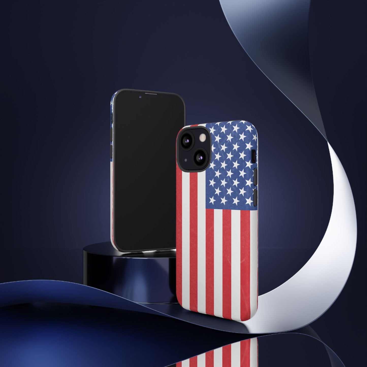Patriotic Phone Case - Tough Cases for Veterans, USA Lovers, Independence Day, Memorial Day, Flag Design