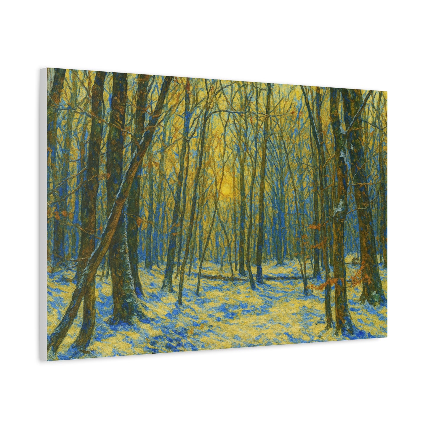 Forest Sunrise Canvas Print, Wall Art, Nature Photography, Home Decor, Gift for Nature Lovers, Landscape Artwork