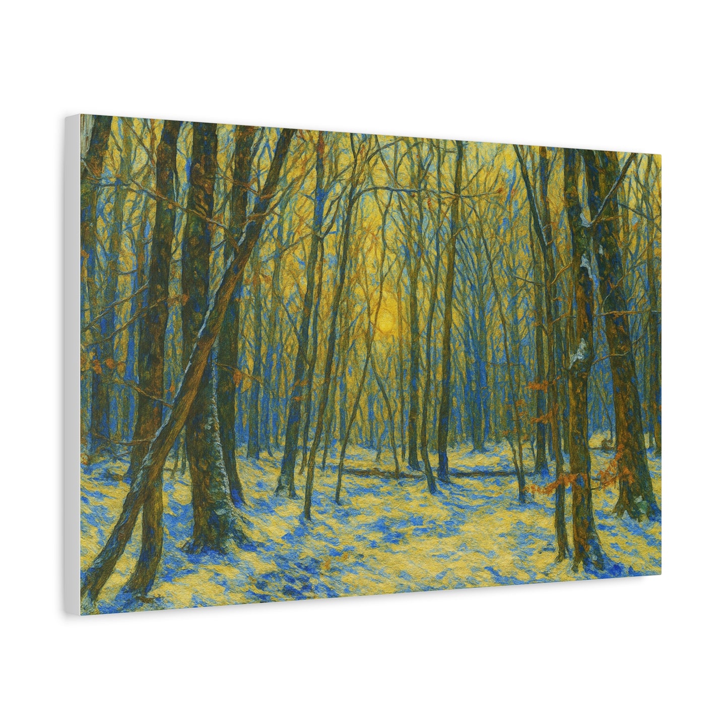 Forest Sunrise Canvas Print, Wall Art, Nature Photography, Home Decor, Gift for Nature Lovers, Landscape Artwork