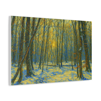 Forest Sunrise Canvas Print, Wall Art, Nature Photography, Home Decor, Gift for Nature Lovers, Landscape Artwork