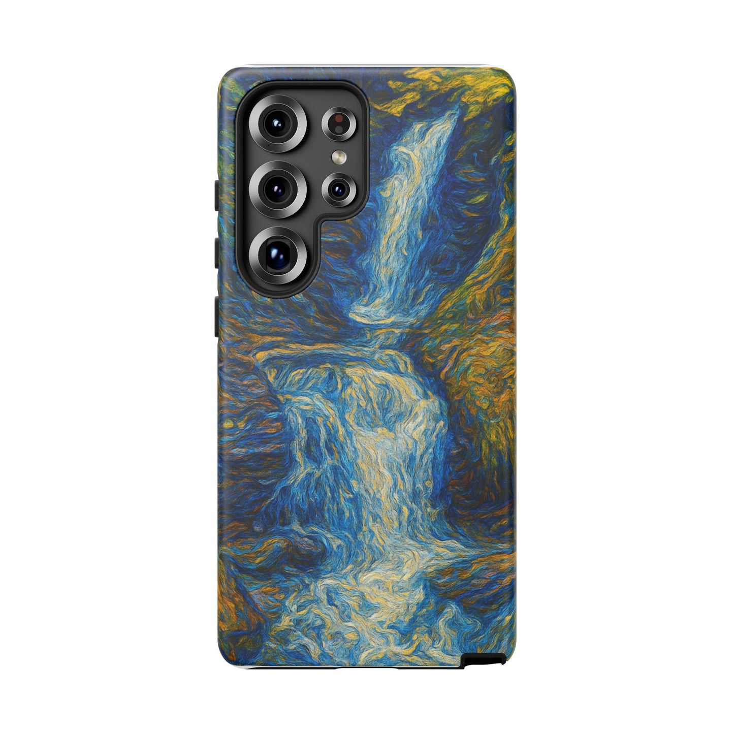 Artistic Phone Case - Waterfall Design, Unique Gift, Phone Accessory, Nature Lover, Original Artwork