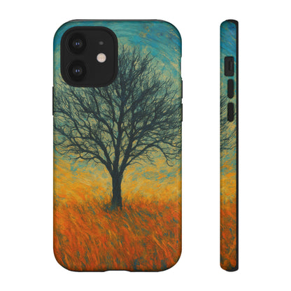Artistic Phone Case with Tree Design, Nature Lover Gift, Unique Phone Cover, Holiday Present, Eco-friendly Tech Accessories