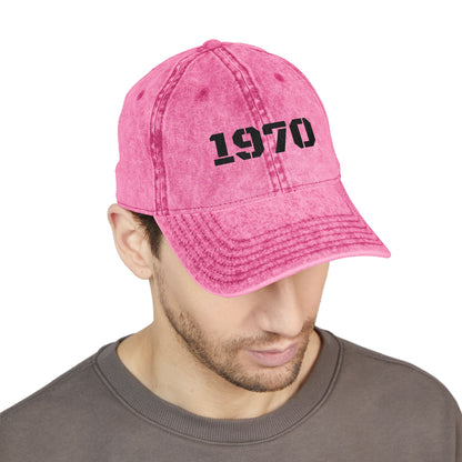 Vintage Embroidered Cap, Retro Baseball Hat, 70s Style Headwear, Gift for Dad, Casual Fashion Accessory