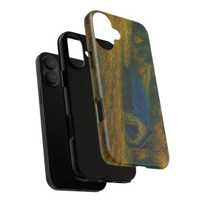 Artistic Phone Case by Tough Cases, Nature-Inspired Phone Protection, Unique Gift for Nature Lovers, Stylish Accessory, Fall Aesthetic