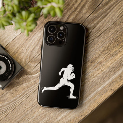 Football Player Phone Case, Tough Cases, Sports Phone Cover, Gift for Athletes, iPhone & Samsung Accessories, Running Player Design