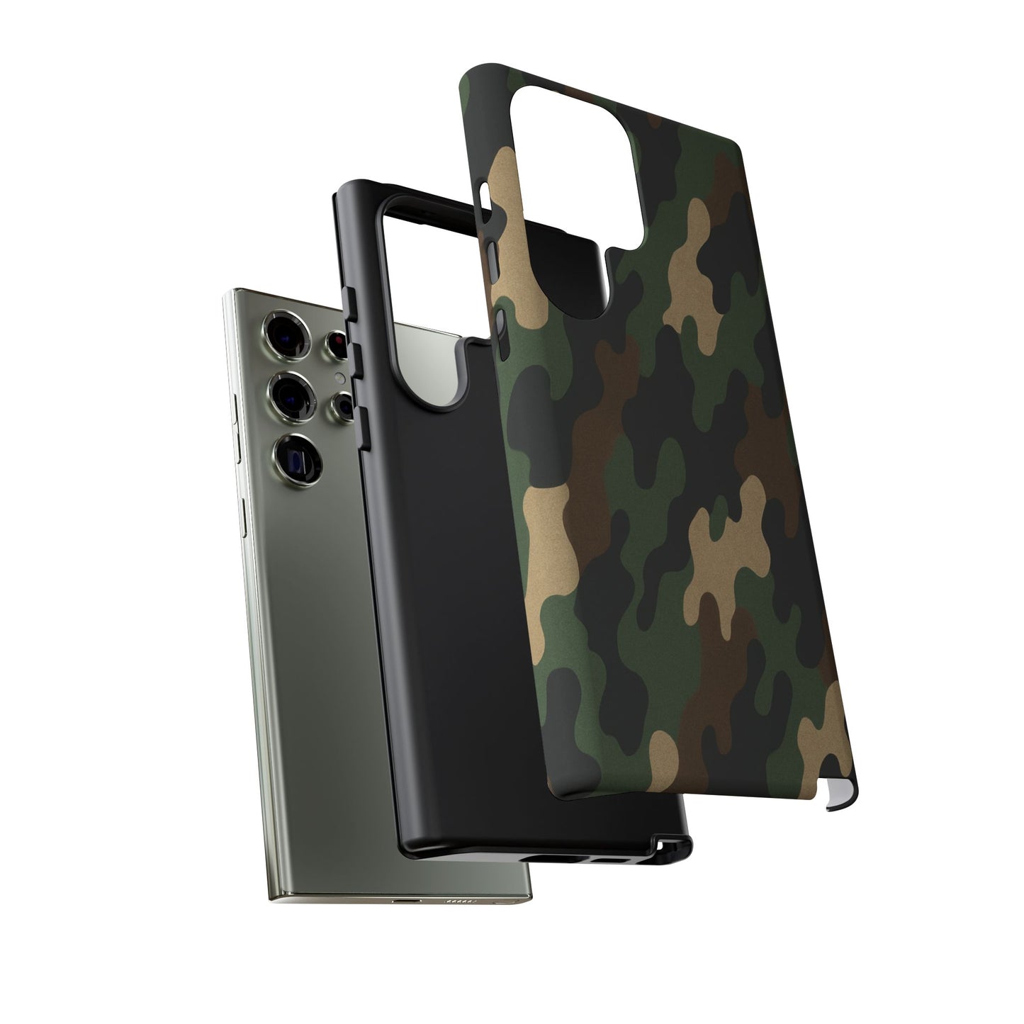 Camouflage Phone Case, Tough Cases, Military Style, Unique Phone Accessories, Gift for Him, Durable Phone Cover