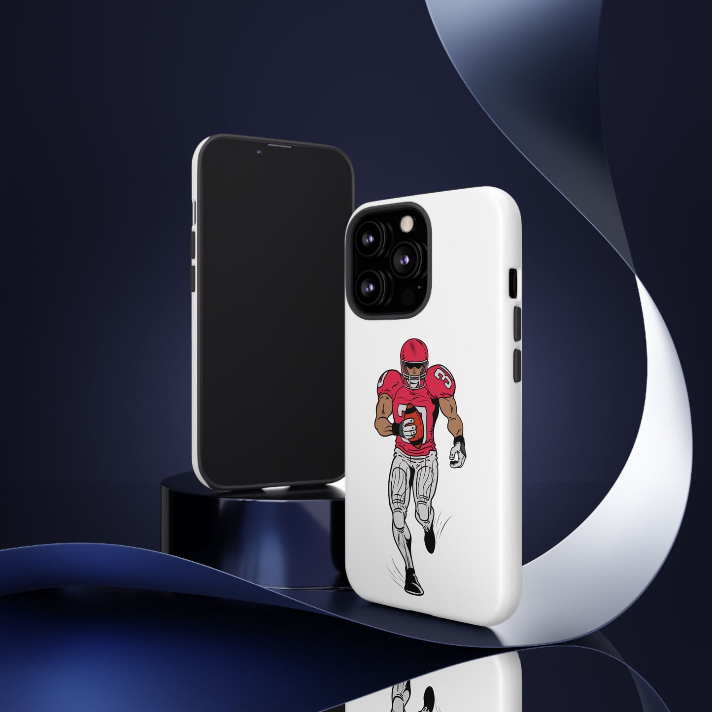 Football Player Tough Case, Sports Phone Cover, Athlete Gift, Tough Phone Case, Fall Sports, Football Lover's Accessory