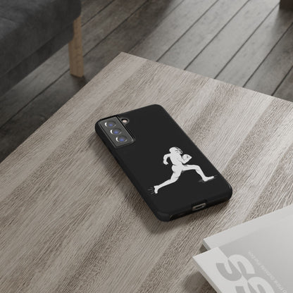 Football Player Phone Case, Tough Cases, Sports Phone Cover, Gift for Athletes, iPhone & Samsung Accessories, Running Player Design