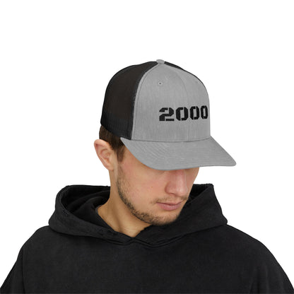 2000 Vintage Snapback Trucker Cap, Retro Baseball Hat, Birthday Gift, Stylish Outdoors Hat, 90s Nostalgia Cap