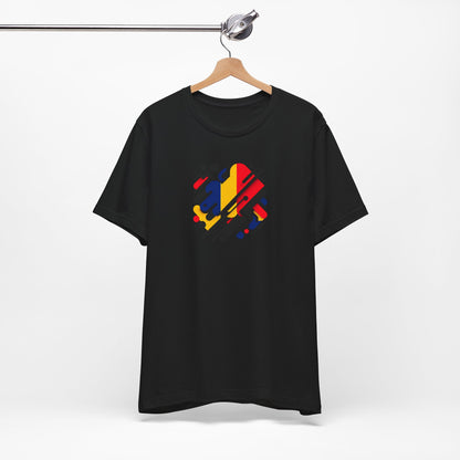 Artistic Heart Unisex Jersey Tee - Vibrant Graphic Tee, Casual Wear, Gift for Art Lovers, Birthday Surprise, Everyday Comfort