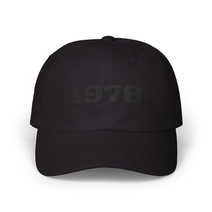 Vintage 1978 Dad Cap, Classic Cap for Fathers, Gift for Dad, Father's Day, Casual Style, Adjustable Hat