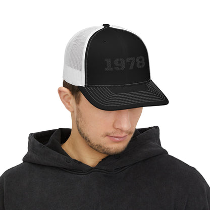 Custom Embroidered Snapback Trucker Cap | Birthday Gift, Fashion Accessory, Casual Wear, Unisex Gift, Vintage Style Hat