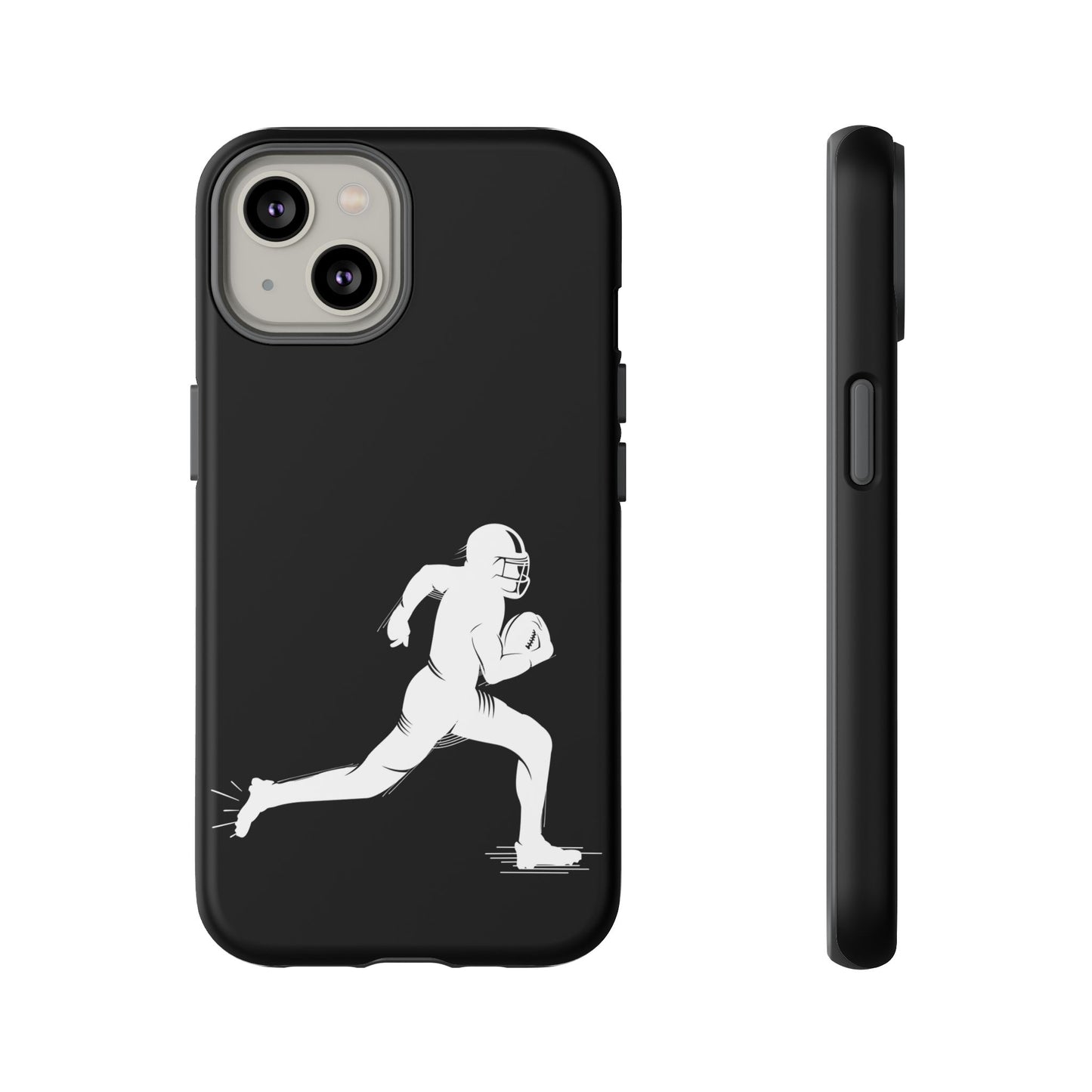 Football Player Phone Case, Tough Cases, Sports Phone Cover, Gift for Athletes, iPhone & Samsung Accessories, Running Player Design