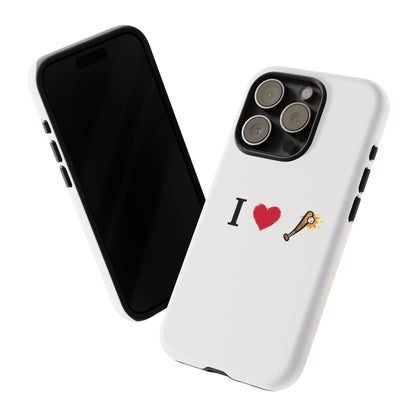 I Love Baseball Vibe Phone Case - Tough Cases for Sports Lovers, Gifts for Athletes, Fun Accessories, iPhone and Android Compatible