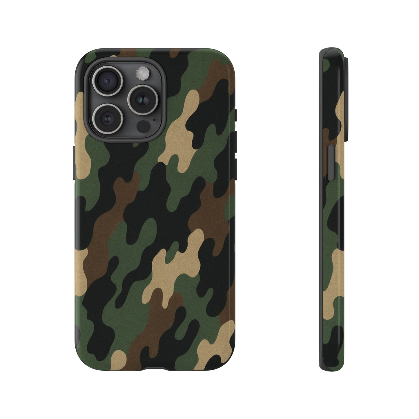 Camouflage Phone Case, Tough Cases, Military Style, Unique Phone Accessories, Gift for Him, Durable Phone Cover