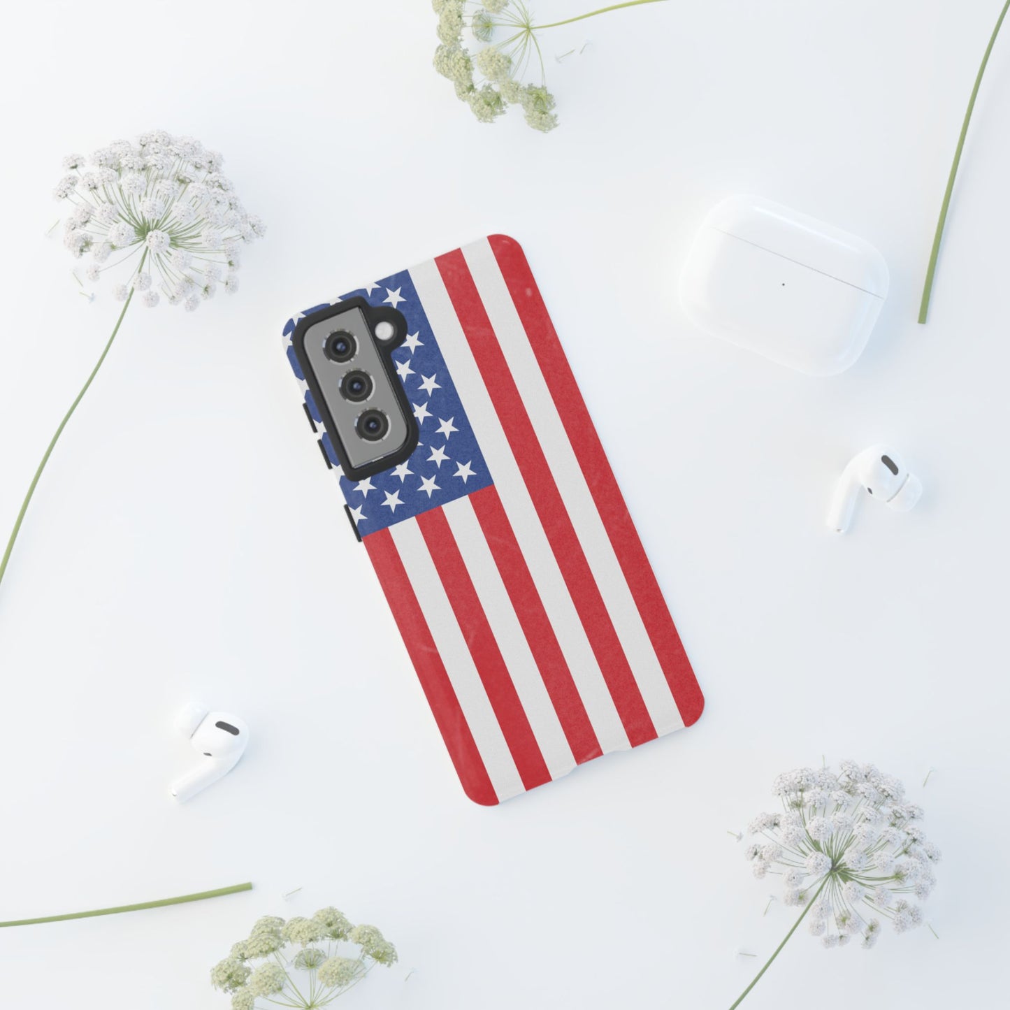 American Flag Phone Case - Patriotic Cell Cover, Tough Cases, USA Pride, Independence Day Gift, Veteran's Day, Phone Protection