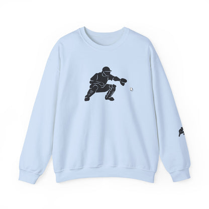 Baseball Catcher Crewneck Sweatshirt | Unisex Sports Apparel | Perfect for Game Days, Gifts, and Casual Wear | Baseball Lover's Gift