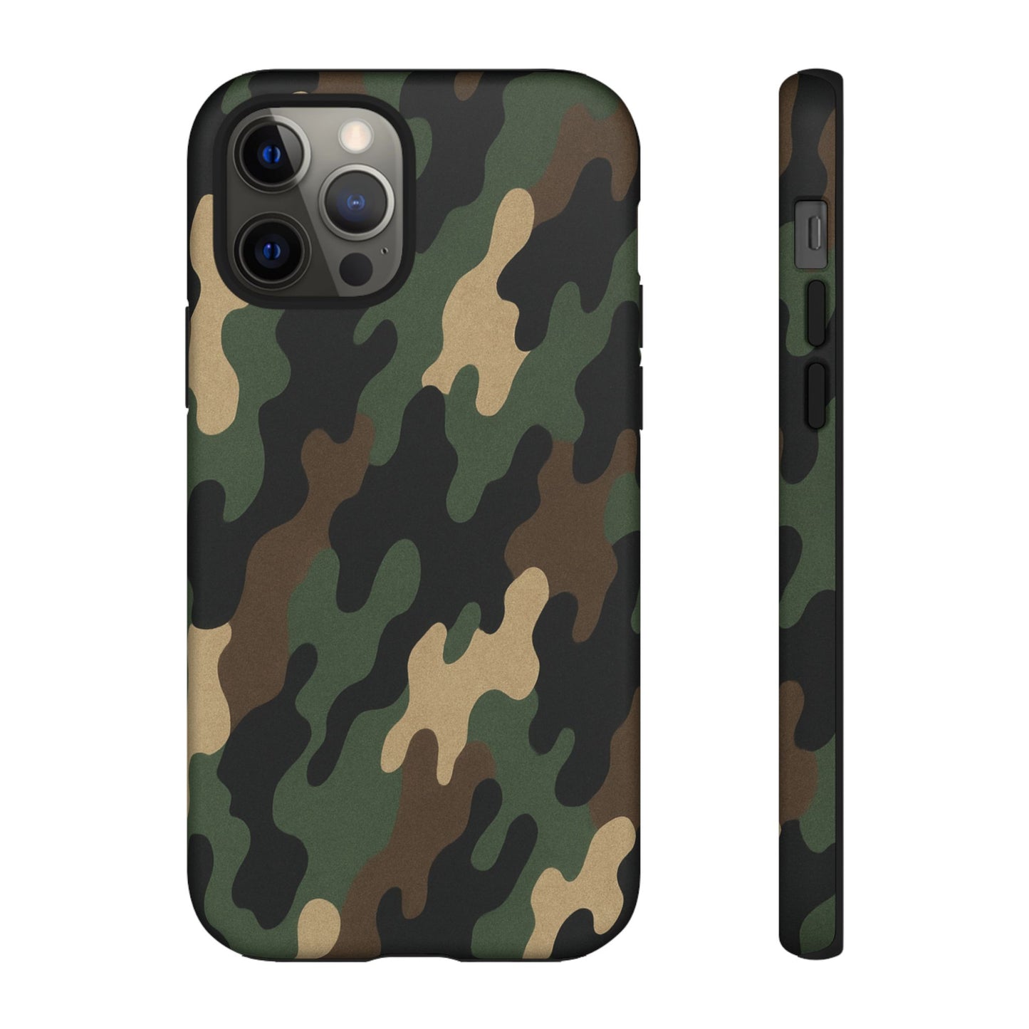 Camouflage Phone Case, Tough Cases, Military Style, Unique Phone Accessories, Gift for Him, Durable Phone Cover