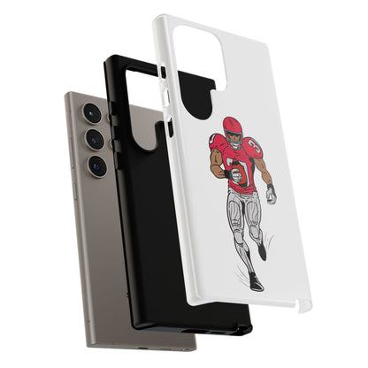 Football Player Tough Case, Sports Phone Cover, Athlete Gift, Tough Phone Case, Fall Sports, Football Lover's Accessory