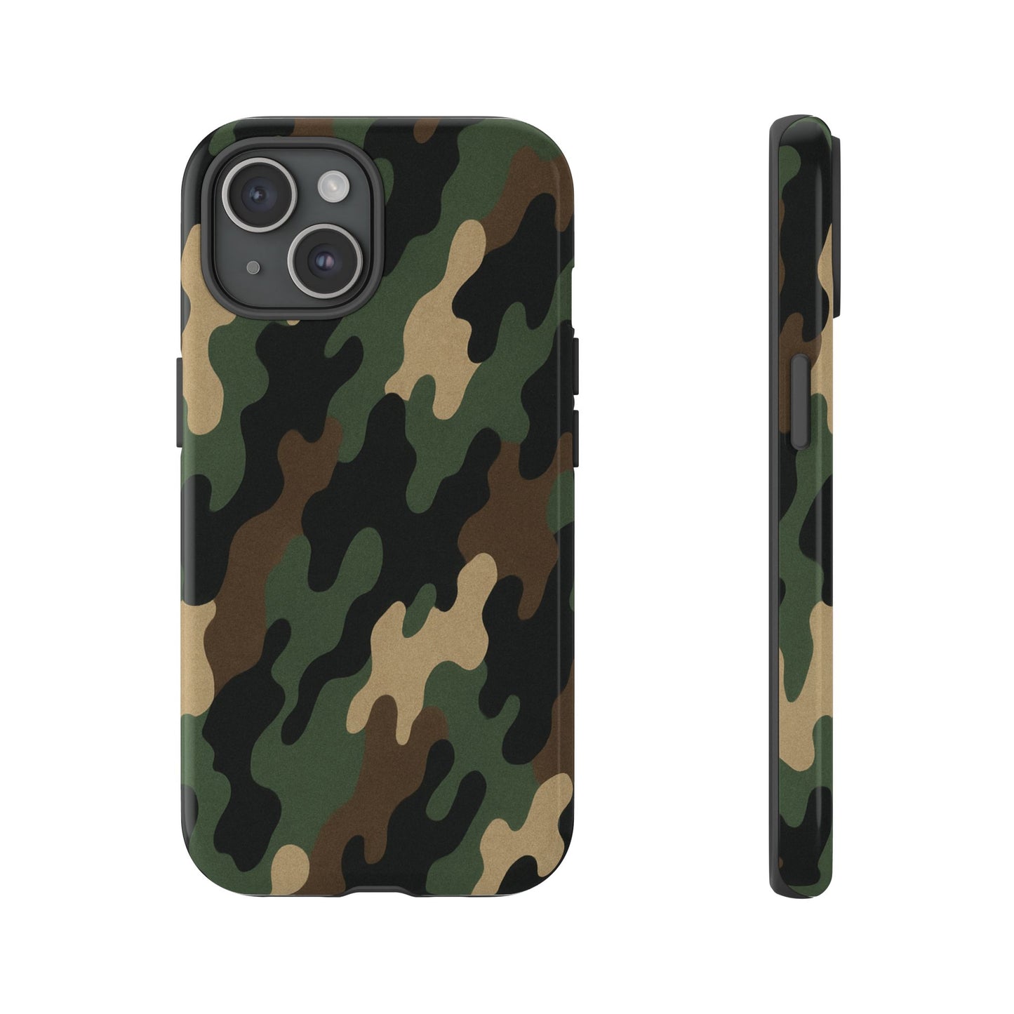 Camouflage Phone Case, Tough Cases, Military Style, Unique Phone Accessories, Gift for Him, Durable Phone Cover