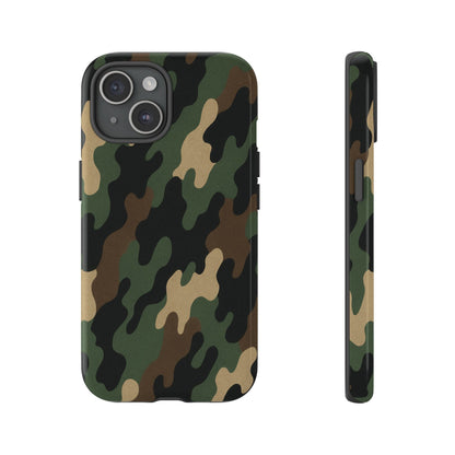 Camouflage Phone Case, Tough Cases, Military Style, Unique Phone Accessories, Gift for Him, Durable Phone Cover
