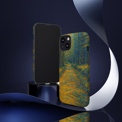 Artistic Phone Case for Nature Lovers, Tough Cases, Vibrant Design, Gift for Friends, Phone Accessories, Unique Artwork