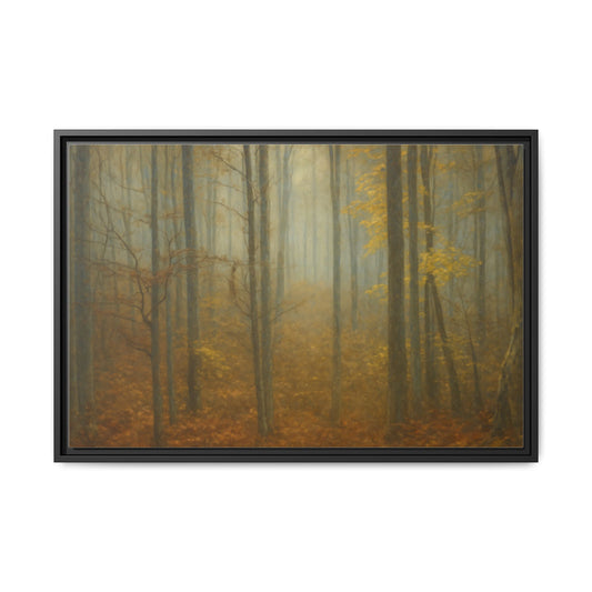 Framed Matte Canvas Art | Serenity in the Forest | Nature Wall Decor - Best Canvas | Gothic Decor Store | Buy Online