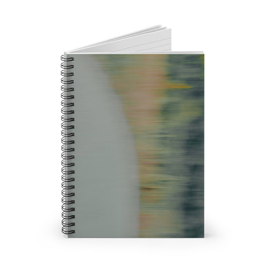 Tranquil Spiral Notebook - Ruled Lines for Mindful Journaling