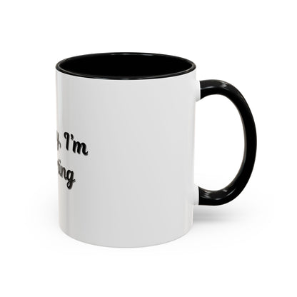 Introvert Coffee Mug - Go Away, I'm Introverting - Black Accent for Relaxing Moments