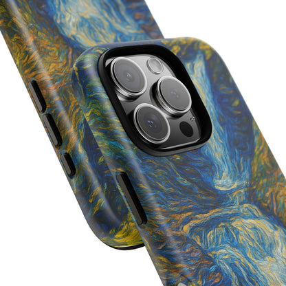 Artistic Phone Case - Waterfall Design, Unique Gift, Phone Accessory, Nature Lover, Original Artwork