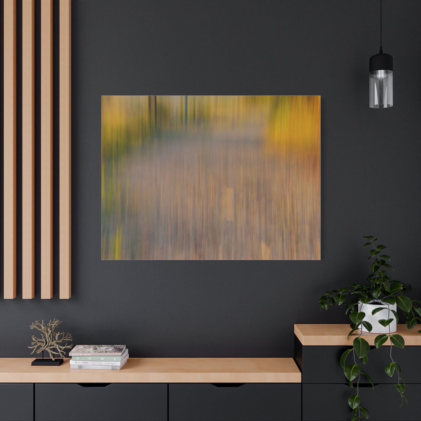 Abstract Landscape Canvas Art - 1.25" Stretched Wall Decor